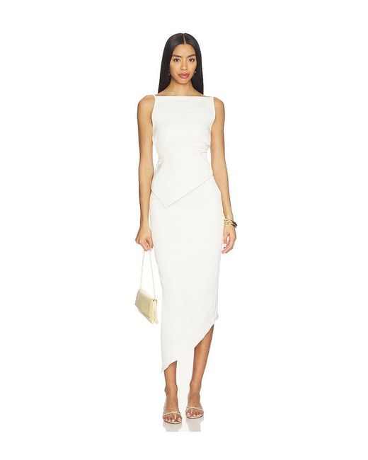 NonChalant Label White Elvina Top