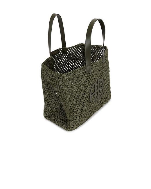 Anine Bing Green Large Rio Tote