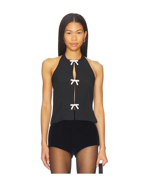 Steve Madden Black Juvia Top
