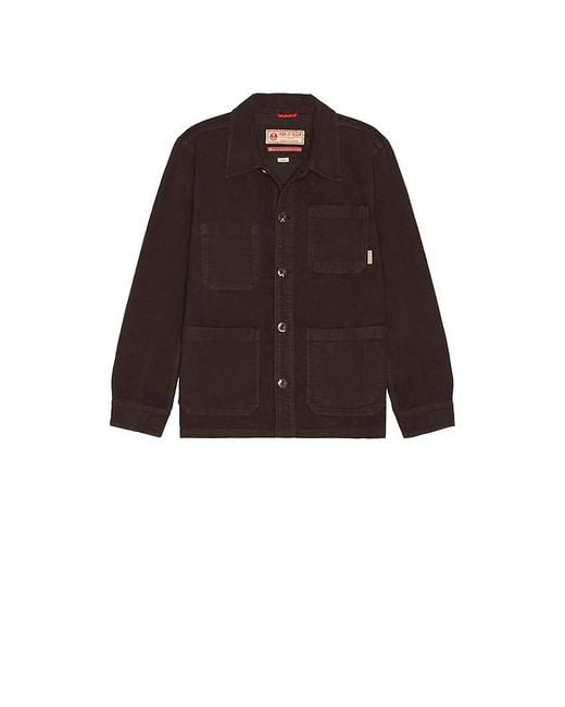 Iron & Resin Brown Worker Jacket for men