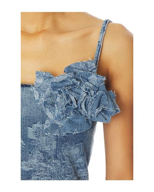 GIUSEPPE DI MORABITO Blue Denim Top