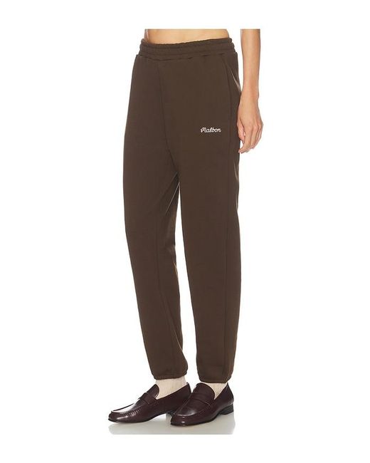 Malbon Brown Sabine Diamond Sweatpant