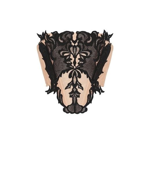 Halo Black Wing Lace Corset