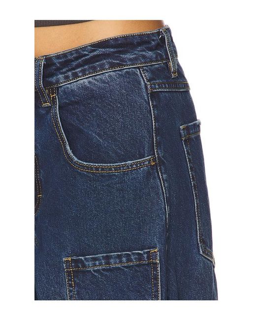 With Jean Blue Claudia Jeans