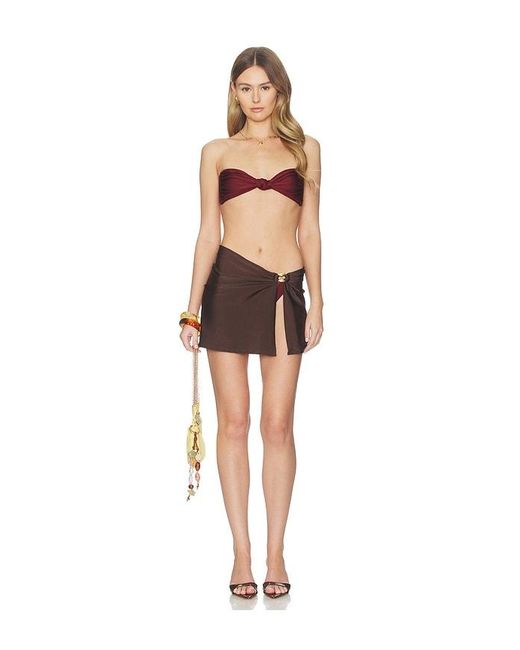 Shani Shemer Black Issa Mini Skirt