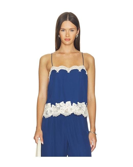 Cami NYC Blue Maiya Chiffon Camisole