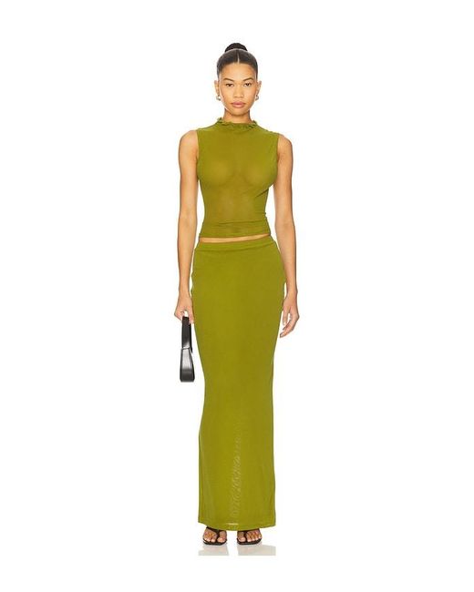 BY.DYLN Green Imani Top