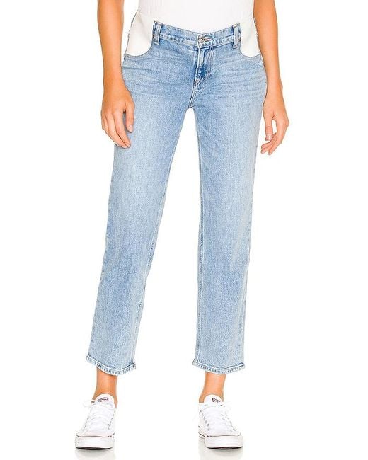 PAIGE Blue Maternity Noella Straight