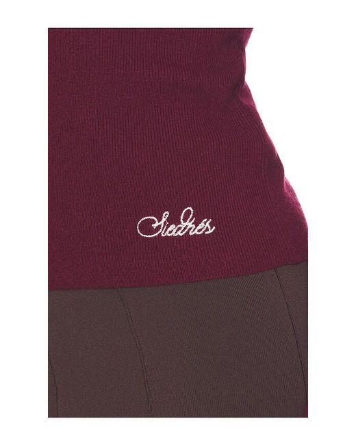 Siedres Purple Elora Top