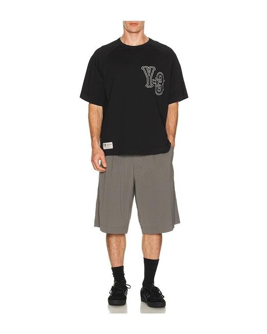 Y-3 Black El5 Gfx Tee for men