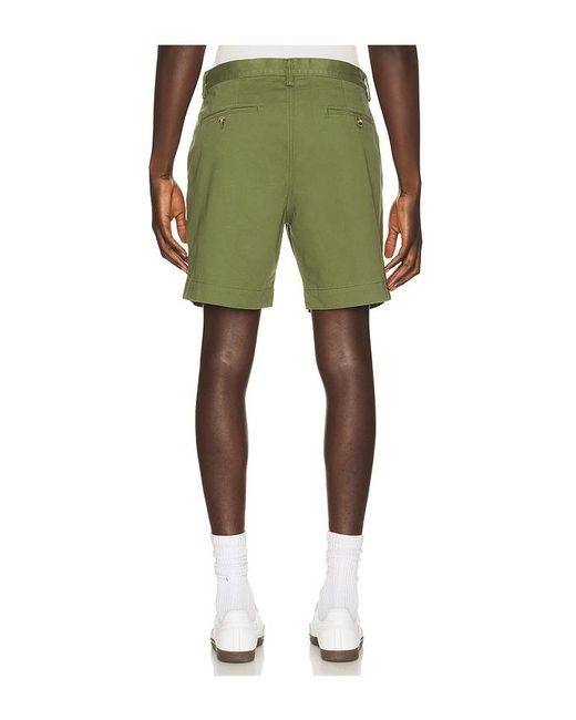 Polo Ralph Lauren Green Bedford Cotton Stretch Twill Short for men