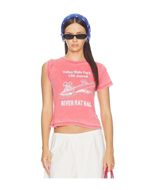 Daydreamer Red River Rat Race Burnout Vintage Tee