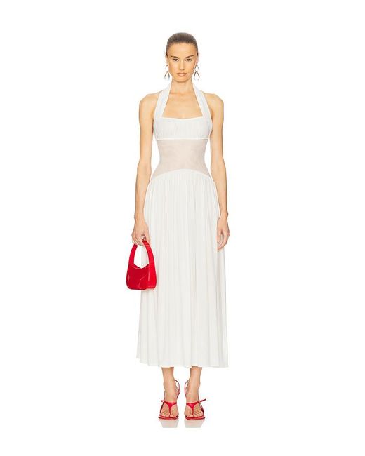 Helsa White The Leora Dress