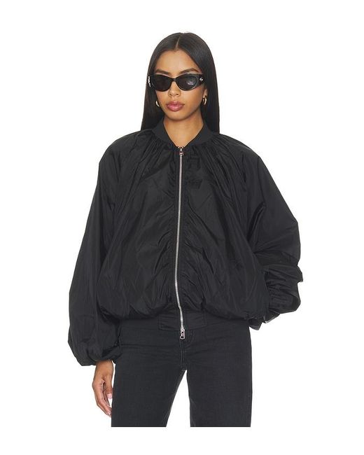 Agolde Black Raffi Bomber Jacket