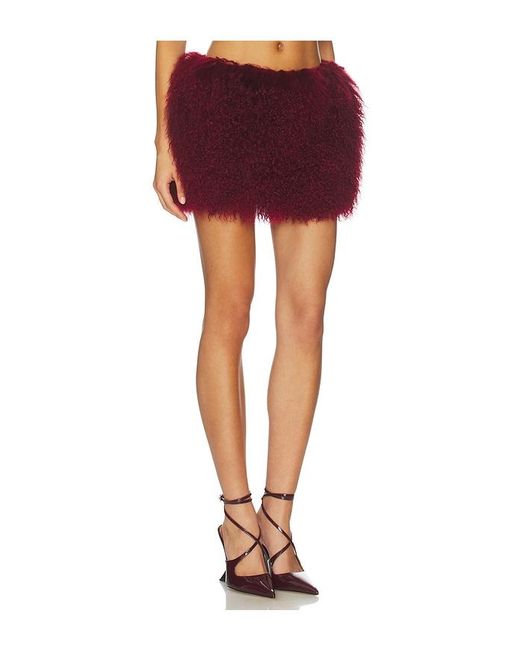 Susanna Chow Red Carrie Skirt