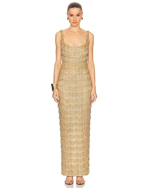 Rachel Gilbert Sadie Gown in Natural Lyst UK