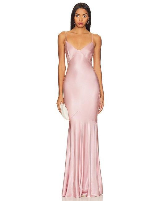 Lovers + Friends Pink Anderson Gown
