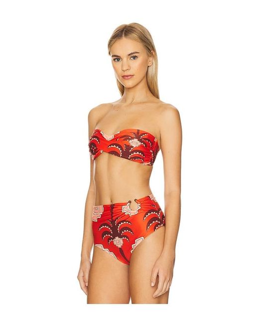 Johanna Ortiz Orange Sea Sprite Bikini Top