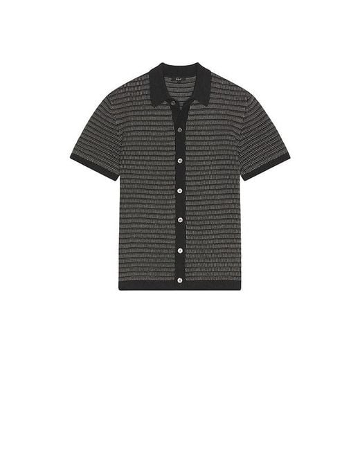 Rails Rubin Knit Shirt in Black für Herren