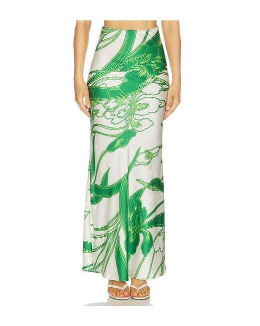 MISA Los Angles Green Sienna Skirt