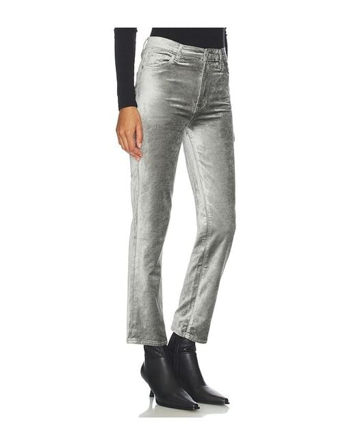 FRAME Gray Le Sleek Straight Pant