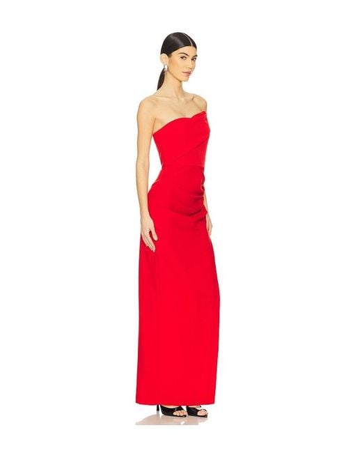 Nbd Red Ilda Maxi Dress
