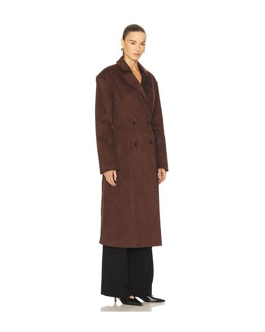 Lamarque Brown Devikana Trench Coat