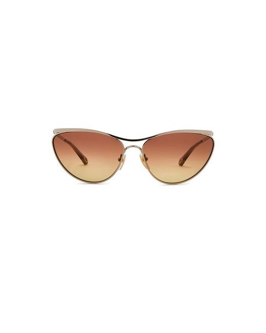 Chloé White Cat Eye Sunglasses