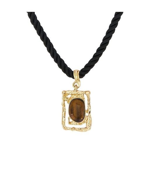 petit moments Black Coastal Gem Necklace