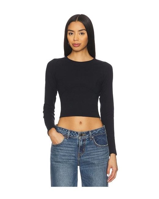 Free People Black X We The Free Protagonist Long Sleeve