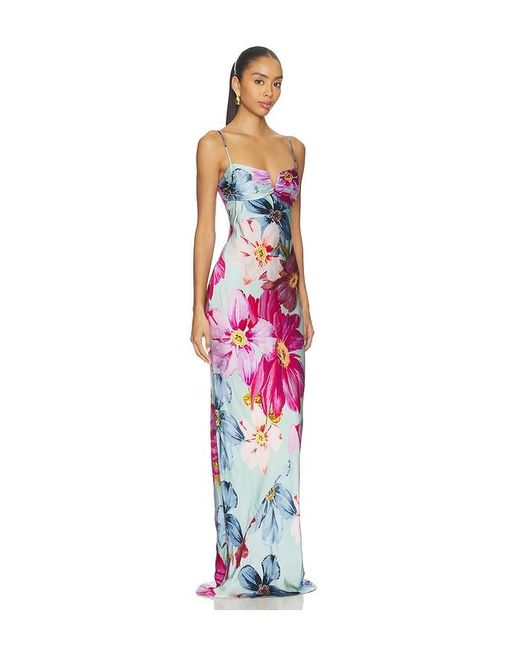 Amanda Uprichard Red Ira Maxi Dress