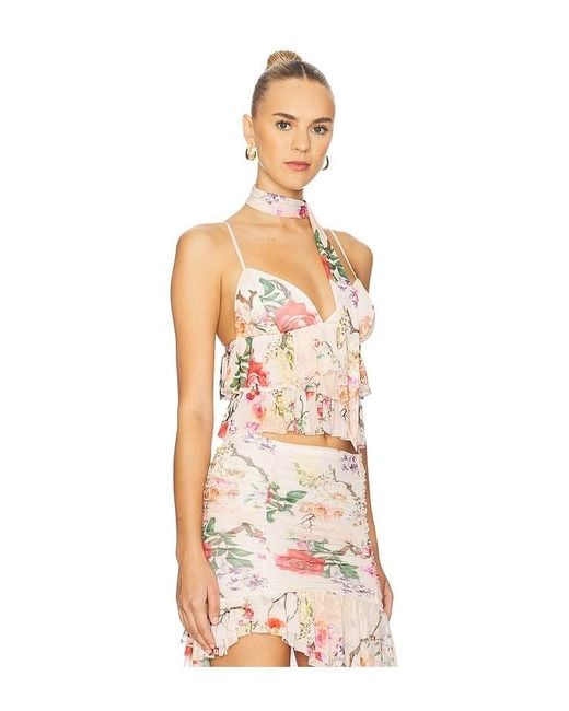 AFRM Multicolor Gisela Clip Dot Top