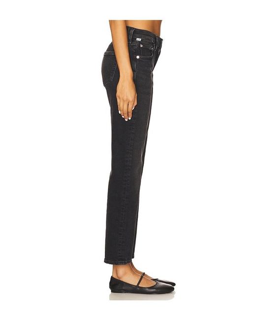 Citizens of Humanity Black Anissa Low Rise Straight Jeans