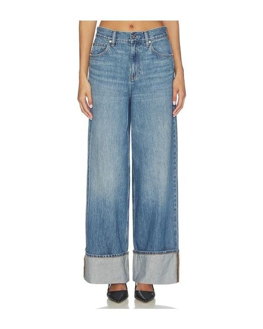 Helmut Lang Blue Drop Straight Brooklyn Pants