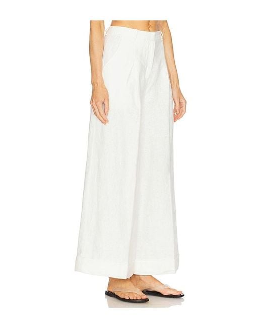 Faithfull The Brand White Clove Trouser