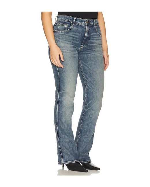 GOOD AMERICAN Blue Good Standard Bootcut Jeans