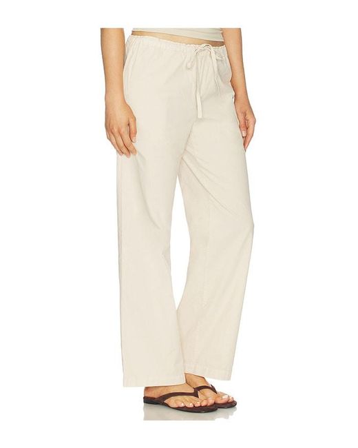 VIR VITA White Siena Cotton Poplin Pant