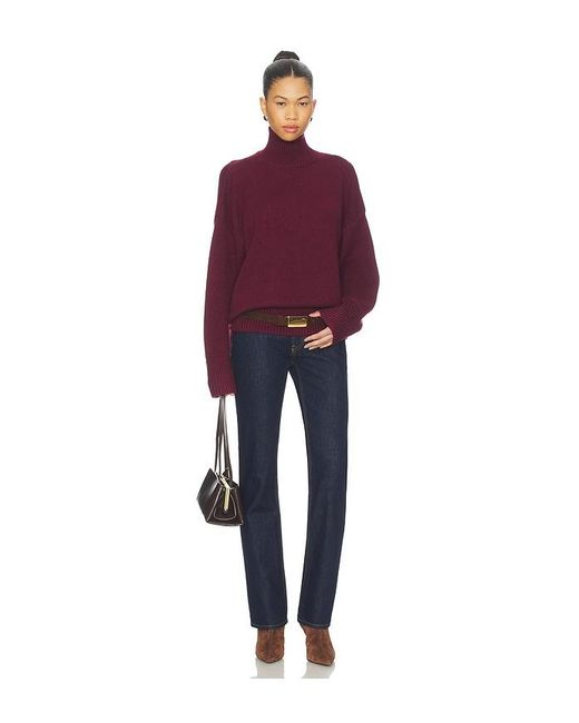 SER.O.YA Purple Elsa Turtleneck Sweater