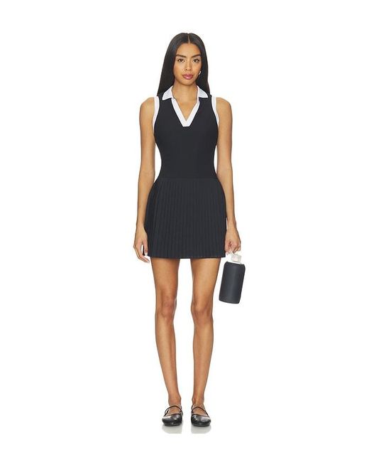 Goldbergh Black X Revolve Plisse Dress