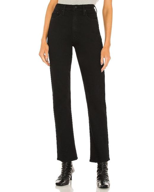 Mother Black The High Waisted Rider Skimp Jeans