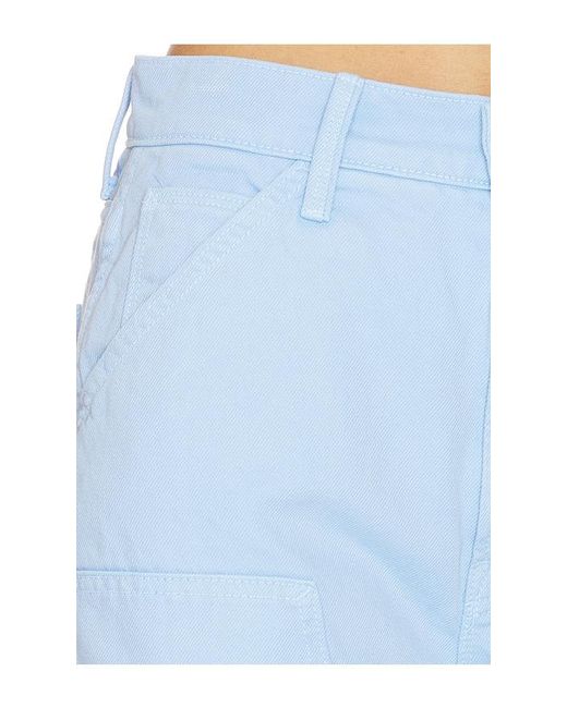 Mother Blue The Bee's Knees Stud Finder Sneak Jeans