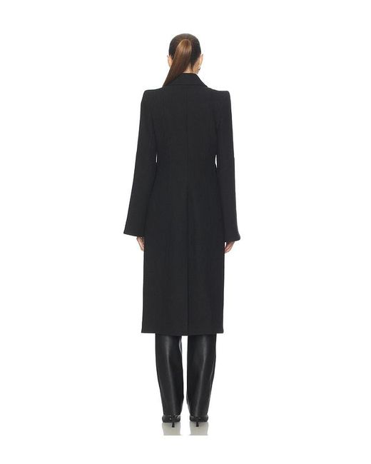 Smythe Black Pagoda Brando Trumpet Sleeve Coat