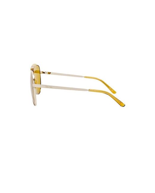 The Attico Yellow Amelia Sunglasses