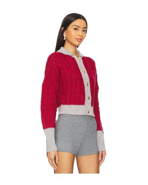 Asta Resort Red Bella Cardigan