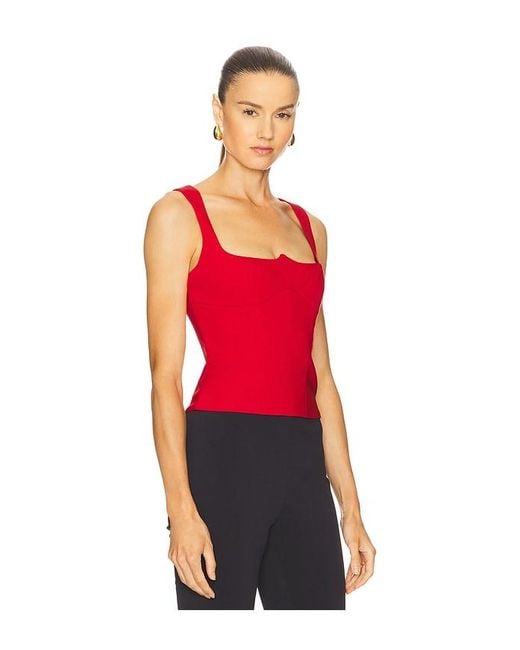 Camila Coelho Red Antonella Top