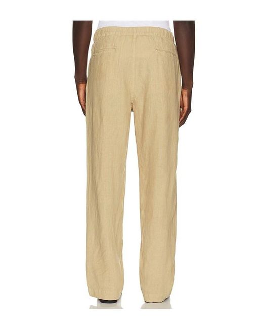 Polo Ralph Lauren Natural Linen Pleated Lateaf Easy Pant for men