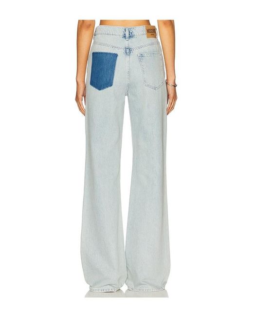 Moschino Blue Low Rise Bootcut