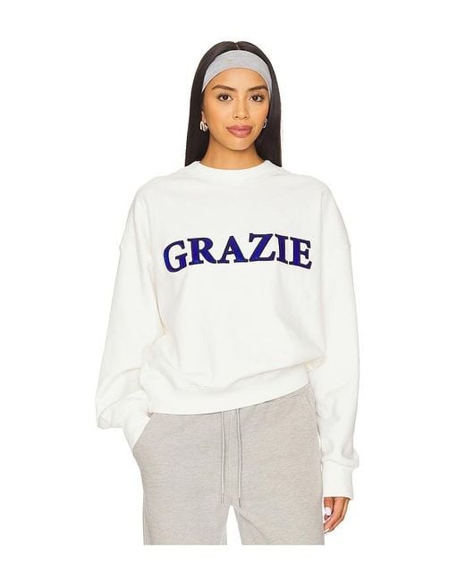 Araminta James White Grazie Sweatshirt