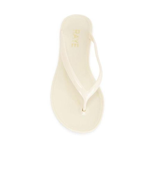 Raye White Nia Flip Flop