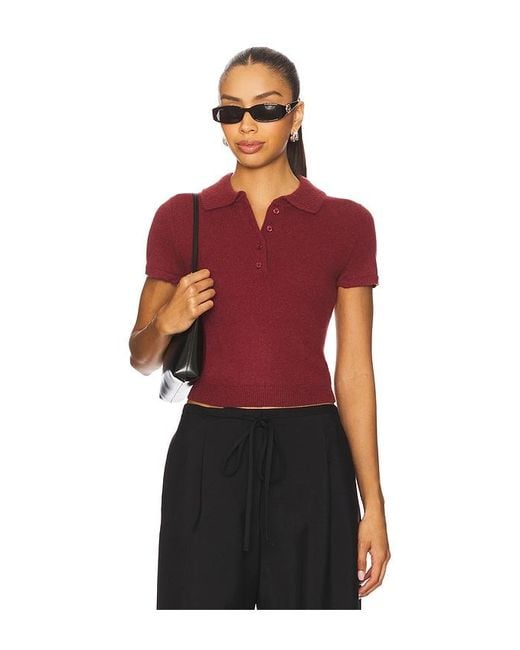 Polo Twila En Color Rojo Talla (También En M, S, Xs) Jonathan Simkhai de color Red